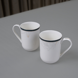 Noir Meridian Coffee Mug Set – 2 Pieces