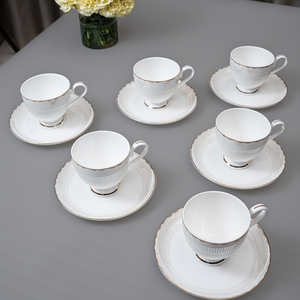 Imperial Halo 37 Piece Fine Bone China Dinner Set