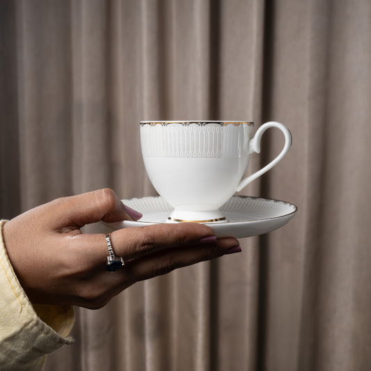 Imperial Halo 12 Piece Cup & Saucer Set