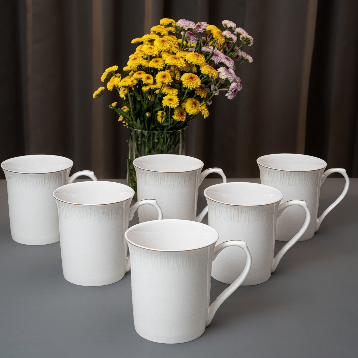 Ivory Radiance 37-Piece Fine Bone China Dinner Set