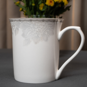 Mist Peony 37-Piece Fine Bone China Dinner Set