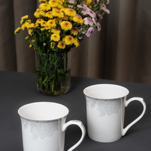 Mist Peony 6-Piece Cup Set