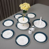 Noir Meridian Fine Bone China Serveware Set