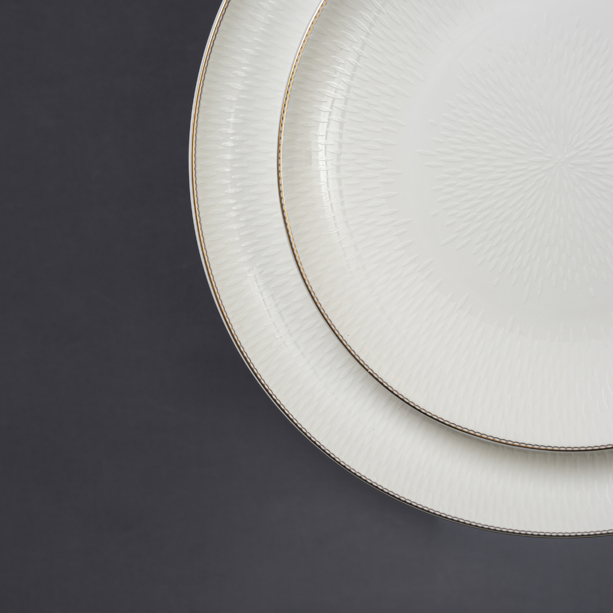 Pearl Essence 37-Piece Fine Bone China Dinner Set