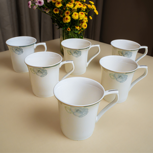 Verdant Bloom 6-Piece Cup Set