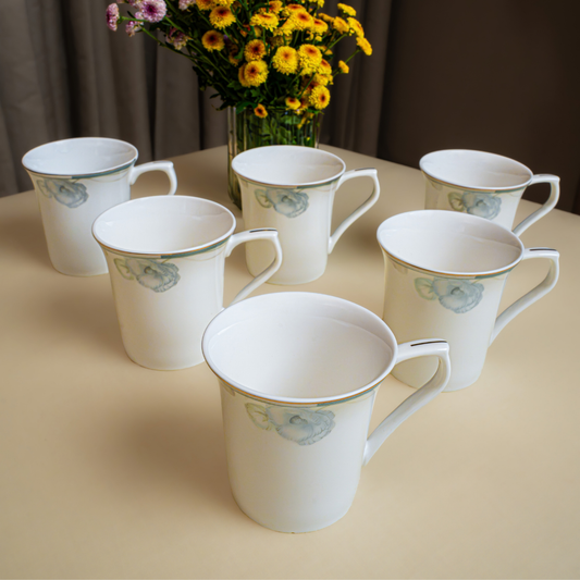 Verdant Bloom 6-Piece Cup Set