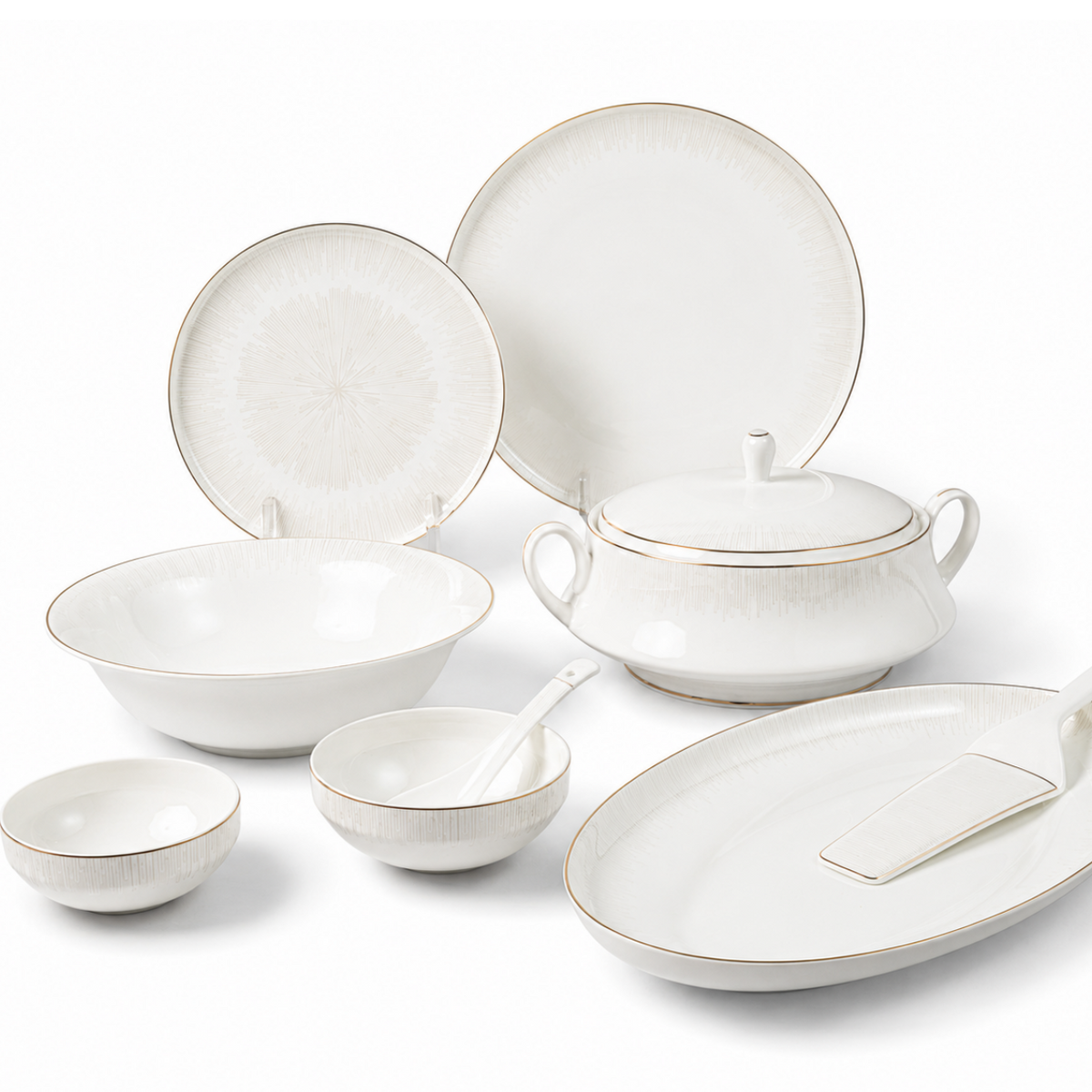Aurelia Linea 37-Piece Dinner Set