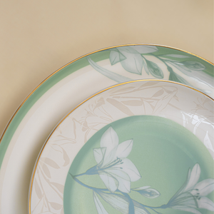 Celadon Reverie 37-Piece Fine Bone China Dinner Set