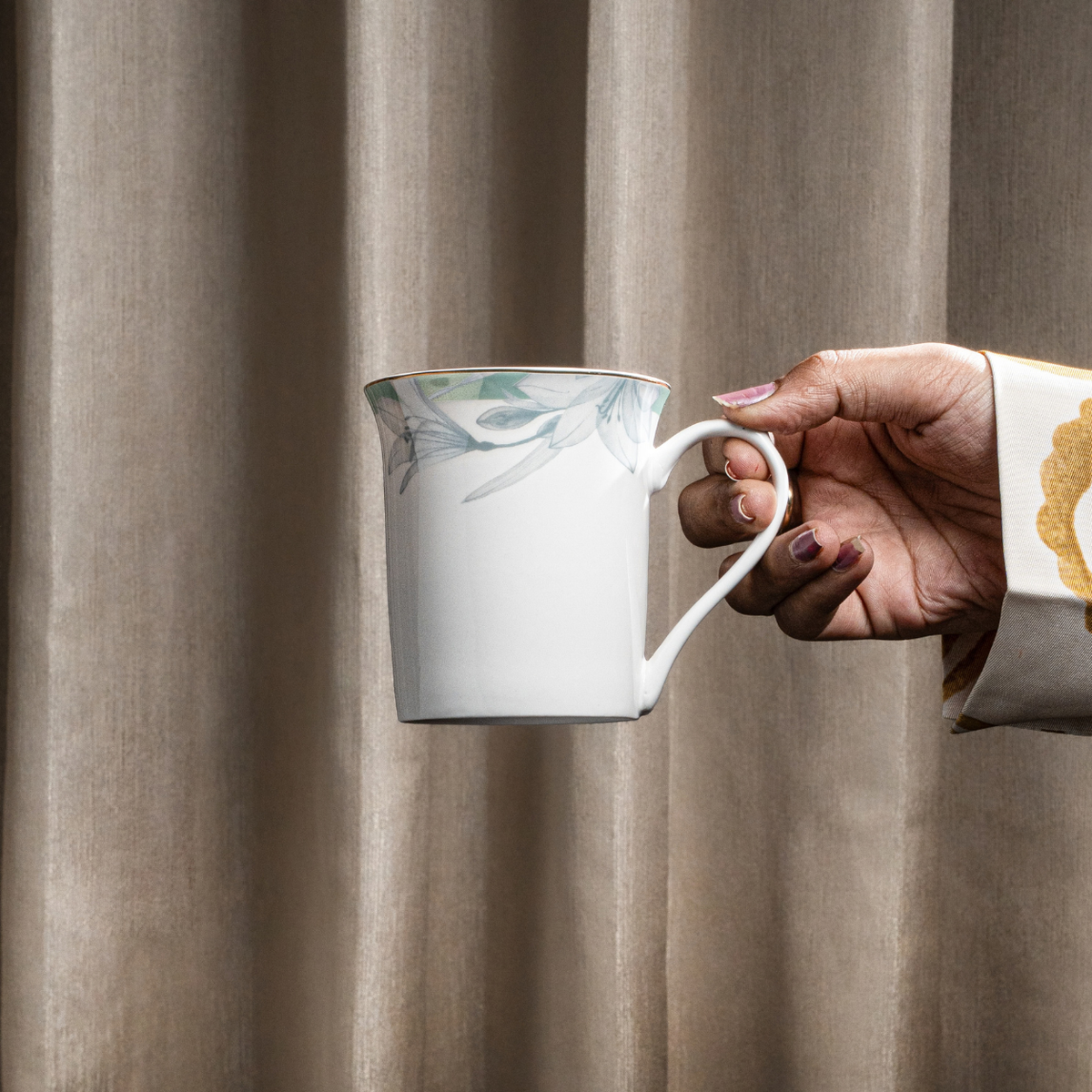 Celadon Reverie 37-Piece Fine Bone China Dinner Set