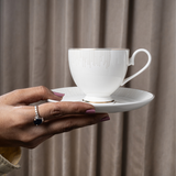 Aurelia Linea Cup & Saucer Set – 12 Pieces