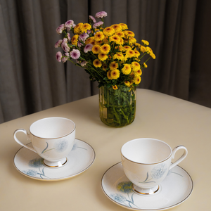 Celeste Bloom 37-Piece Fine Bone China Dinner Set