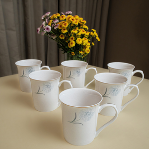 Celeste Bloom Cup Set – 6 Pieces
