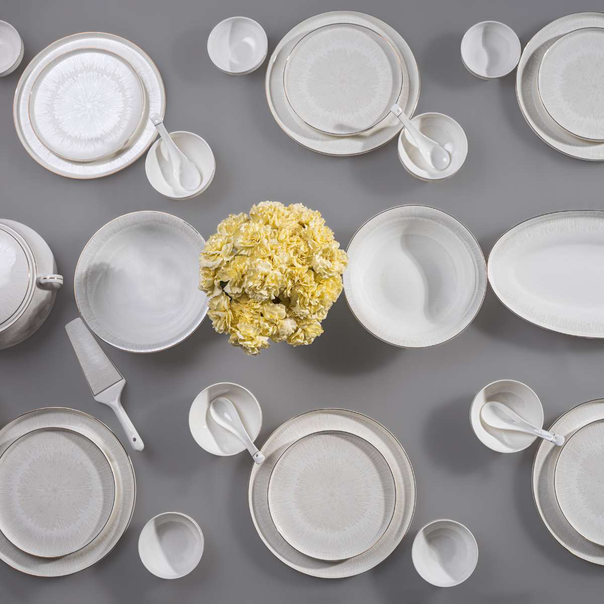 Aurelia Linea 37-Piece Dinner Set