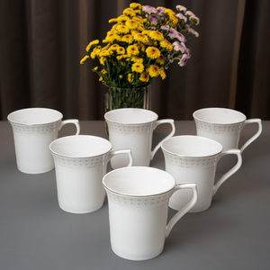 Celestine Lattice 37-Piece Fine Bone China Dinner Set