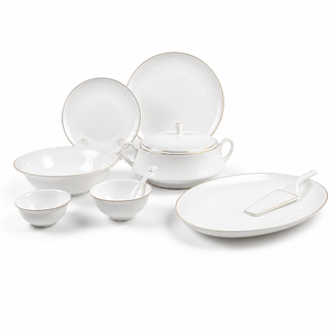 Eterna Weave 37-Piece Fine Bone China Dinner Set
