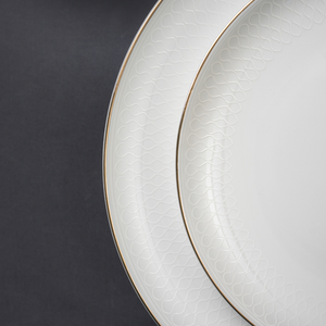 Eterna Weave 37-Piece Fine Bone China Dinner Set