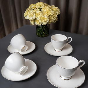 Eterna Weave 37-Piece Fine Bone China Dinner Set