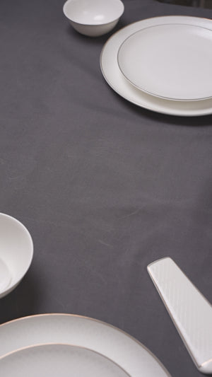 Eterna Weave 37-Piece Fine Bone China Dinner Set