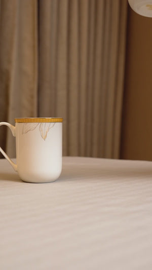 Gilded Meridian Coffee Mug Set – 2 Pieces