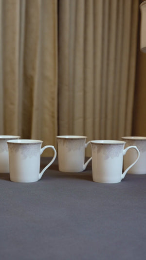 Mist Peony 6-Piece Cup Set